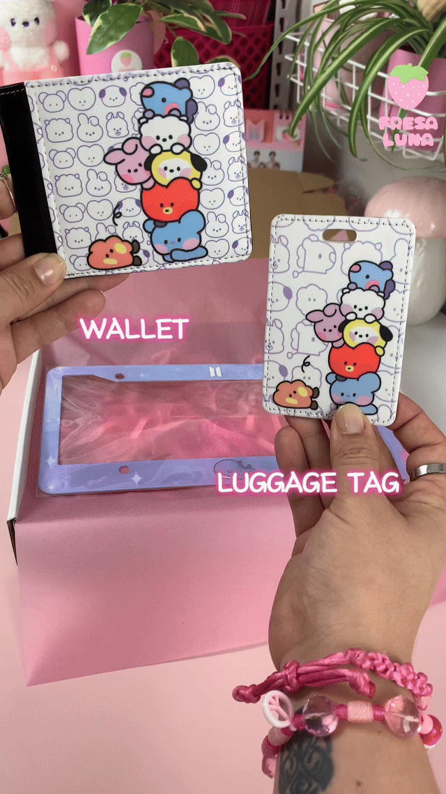 BTS Wallet inspired bifold foldable