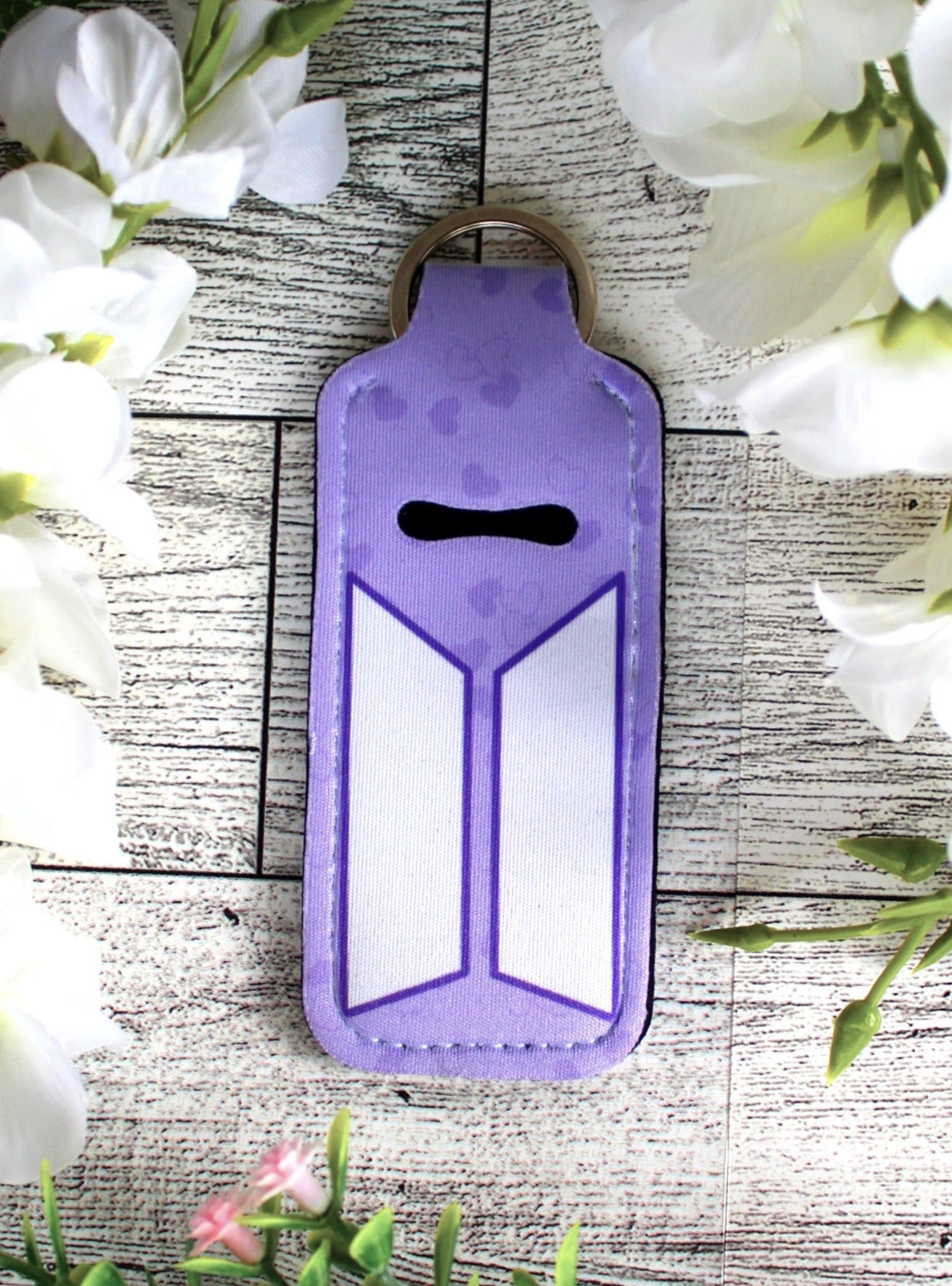 BTS Lipstick balm keychain holder