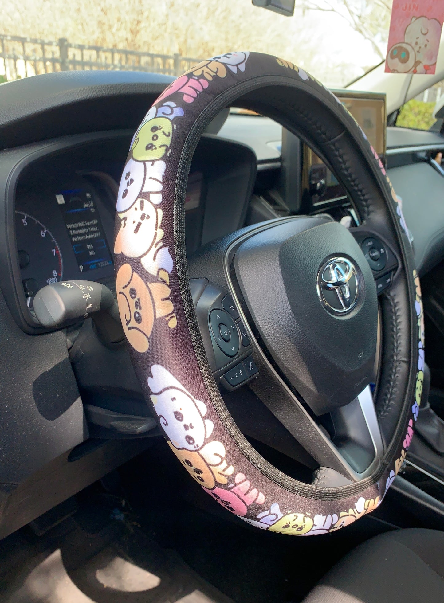 SKZ Cute Pastel or Black Car Steering Wheel Cover Kpop Limited