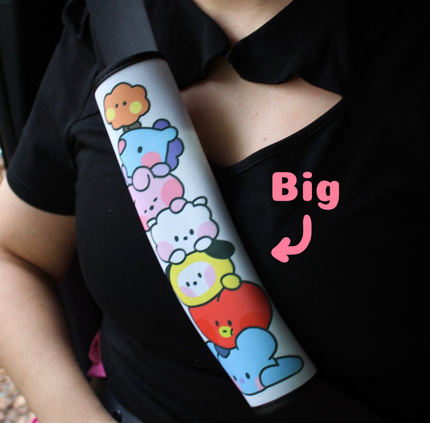 BTS KPOP Car Seatbelt Cover Automobile BT21