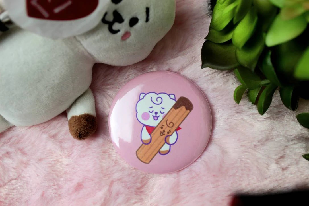 BT21 RJ Cute Buttons