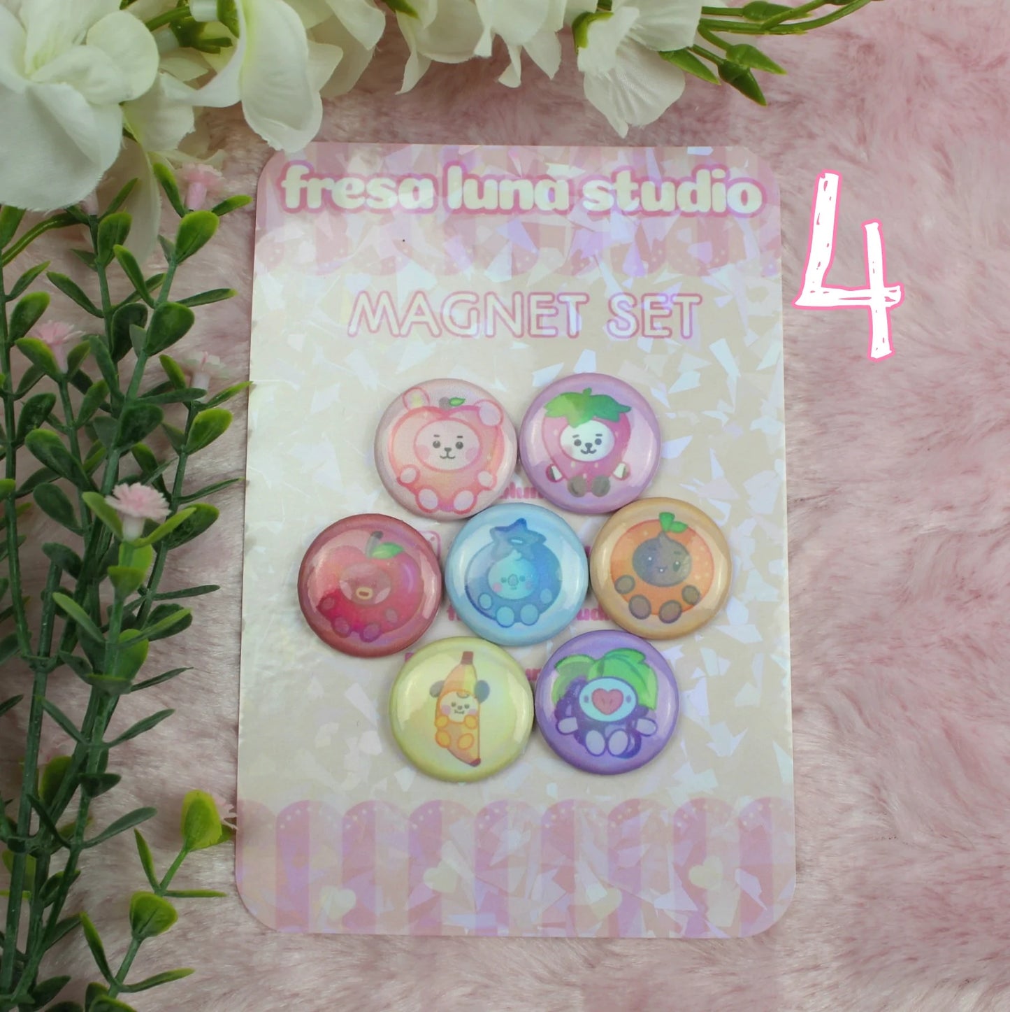 BT21 babies Magnet Set BTS BT21 inspired