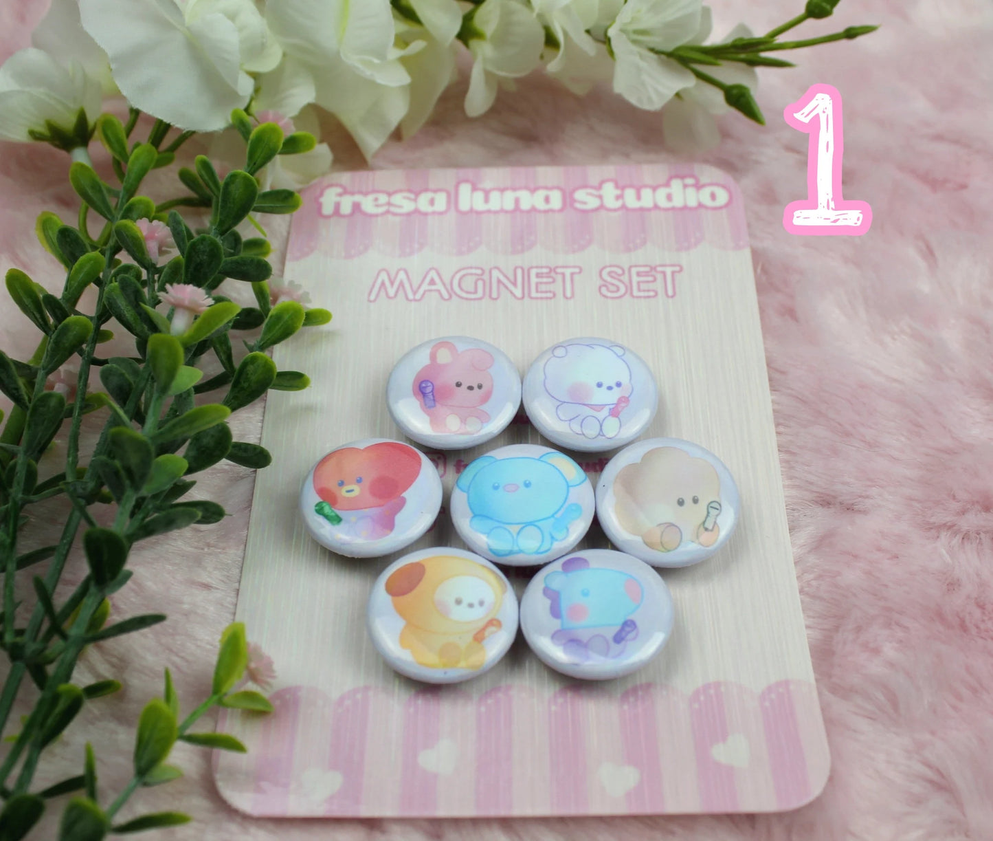BT21 babies Magnet Set BTS BT21 inspired