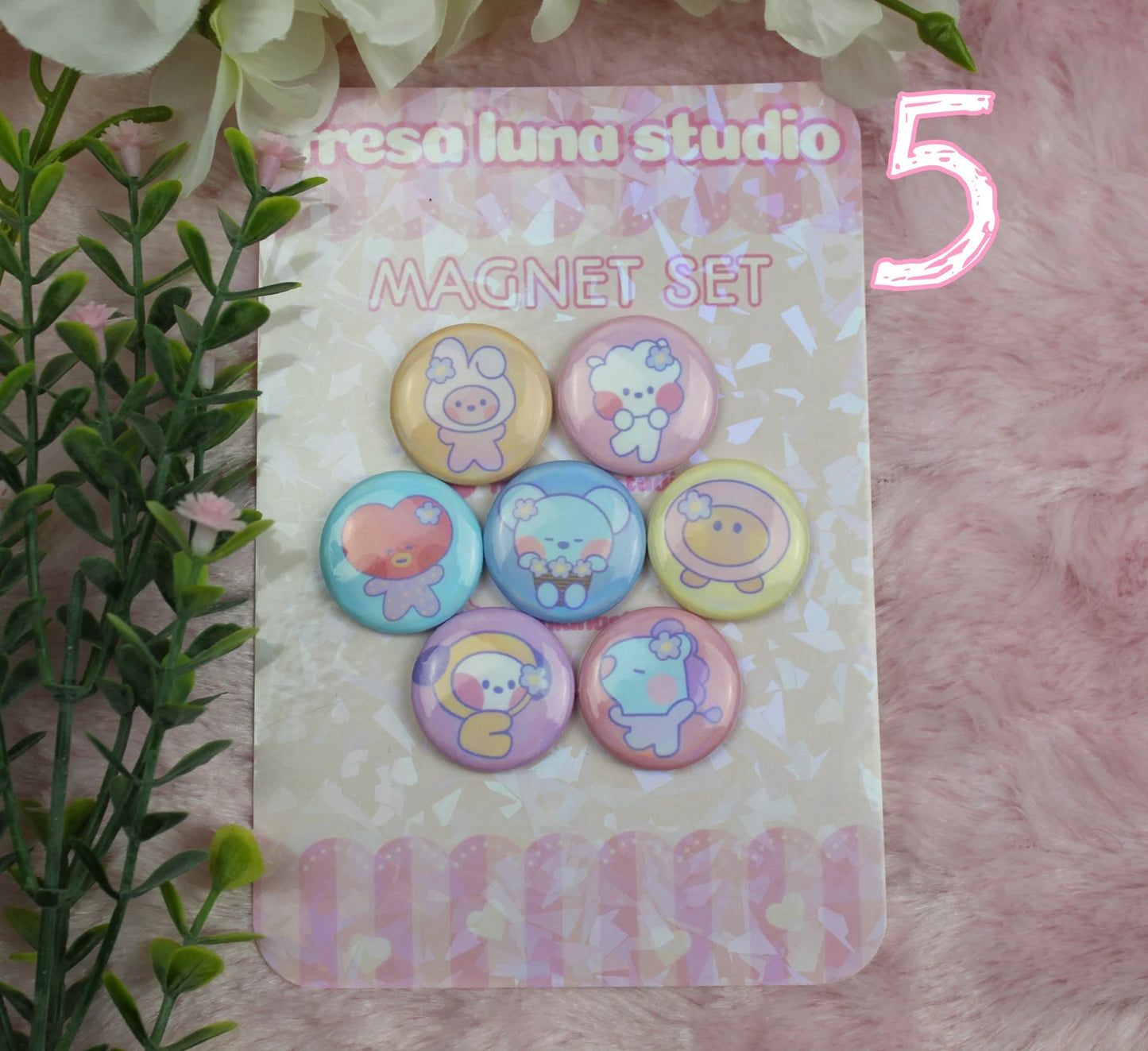 BT21 babies Magnet Set BTS BT21 inspired