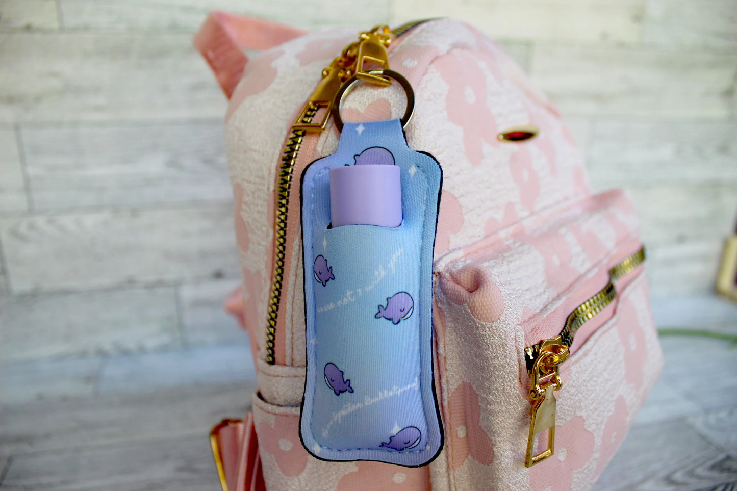 BTS Lipstick balm keychain holder