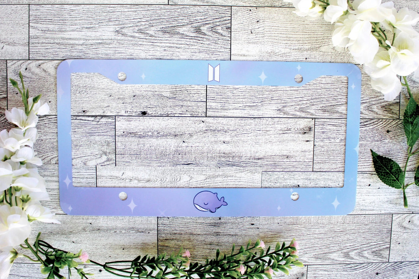 BTS Vanity License Plate Frame for Car Tag