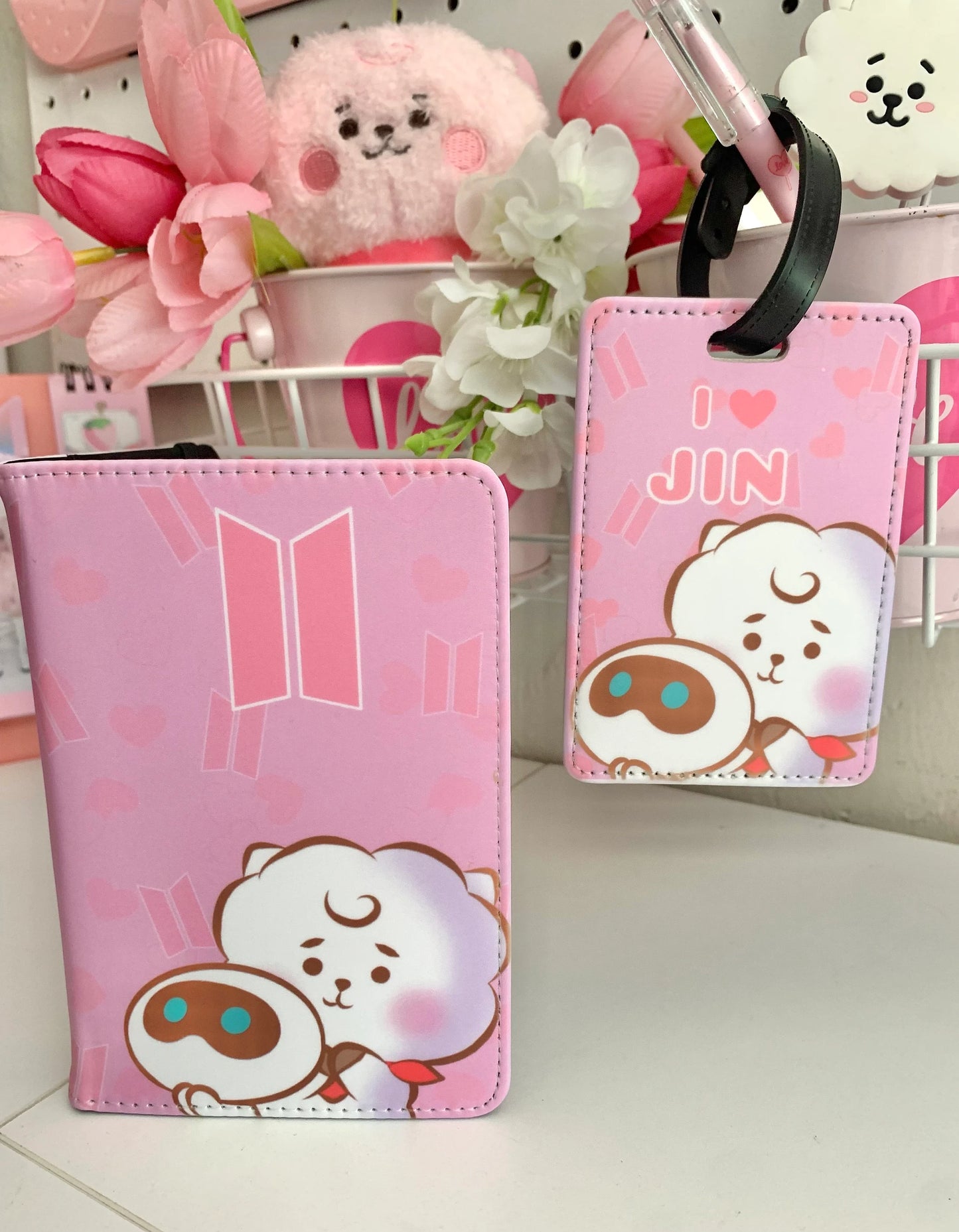 BTS Passport covers travel luggage