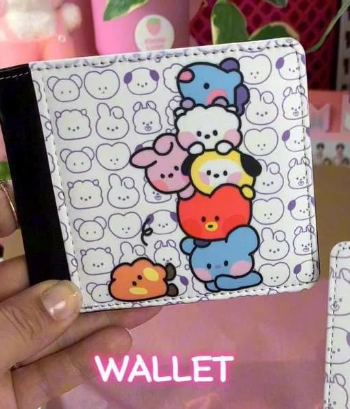 BTS Wallet inspired bifold foldable