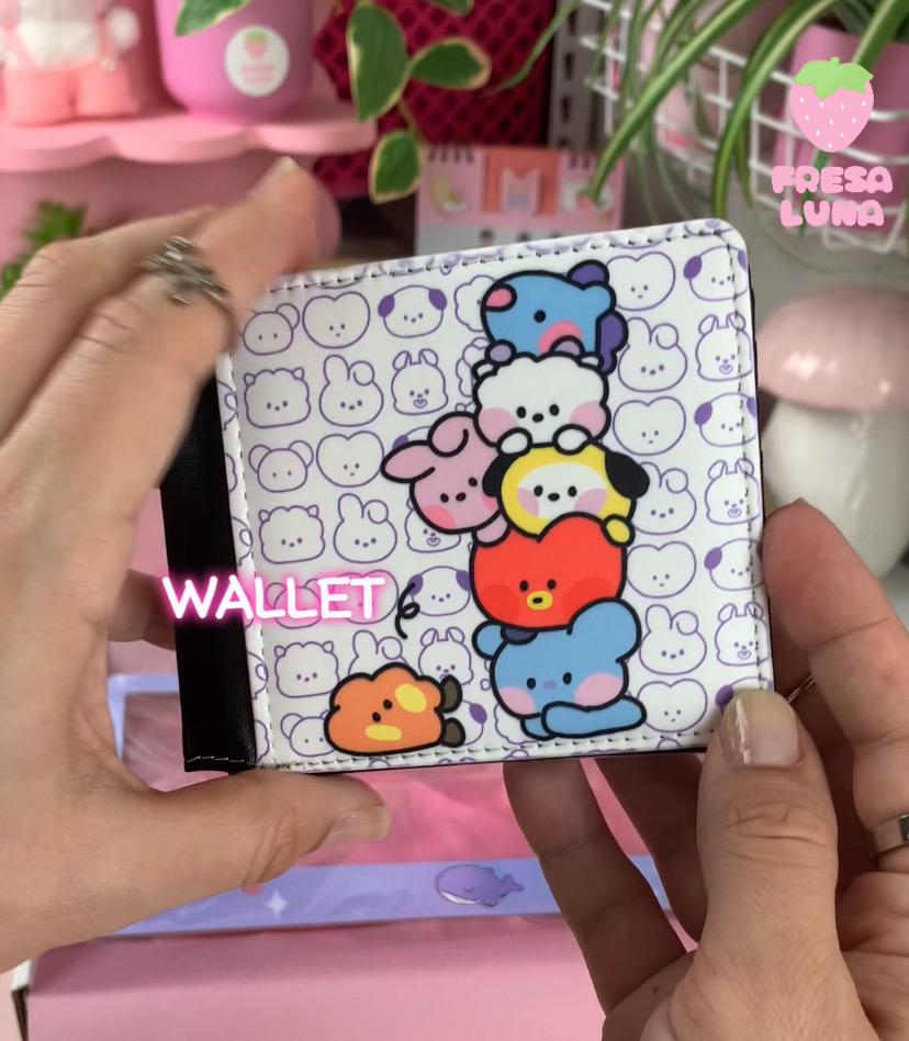 BTS Wallet inspired bifold foldable