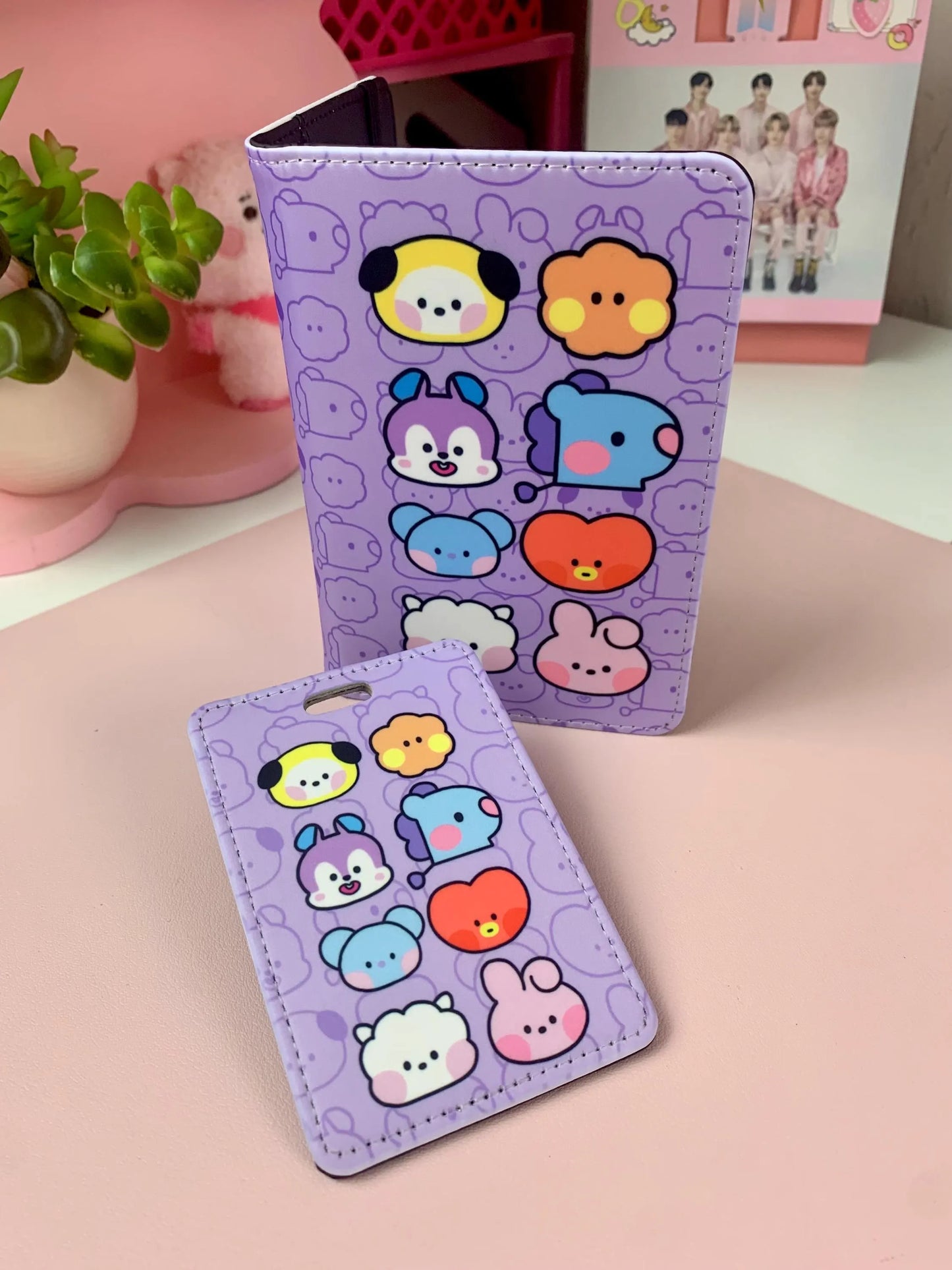 BTS Passport covers travel luggage