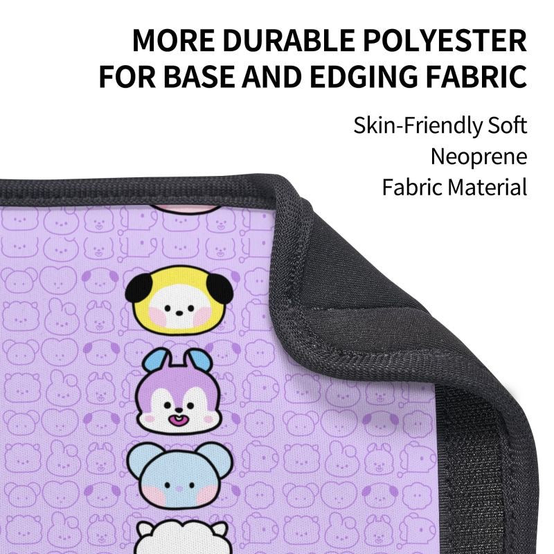 SELECT DESIGNS LIMITED TIME SALE!! Purple or Black BTS KPOP Car Seatbelt Cover Automobile BT21