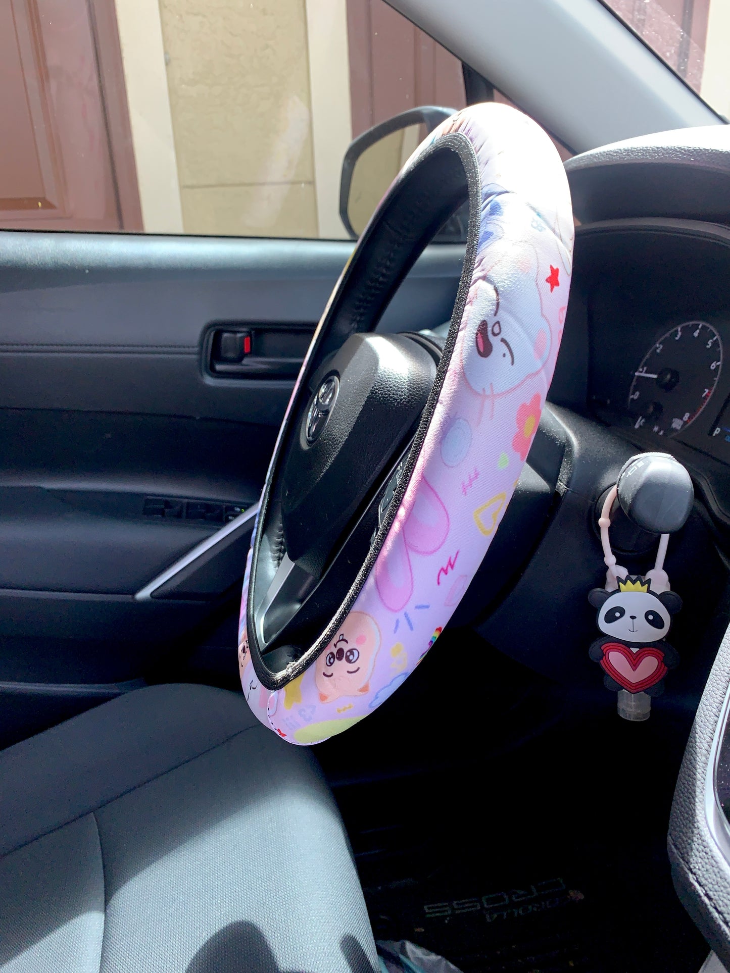 SKZ Cute Pastel or Black Car Steering Wheel Cover Kpop Limited