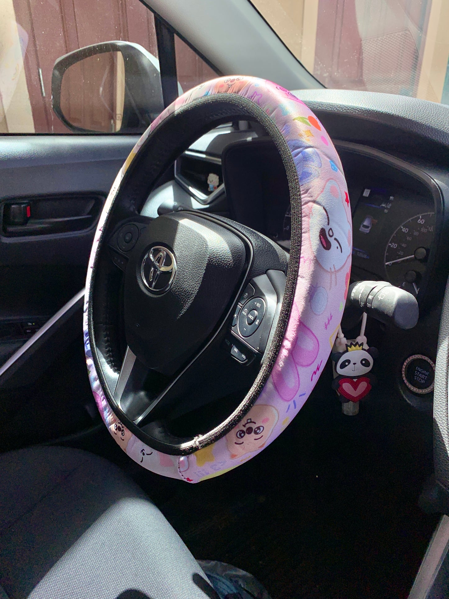 SKZ Cute Pastel or Black Car Steering Wheel Cover Kpop Limited