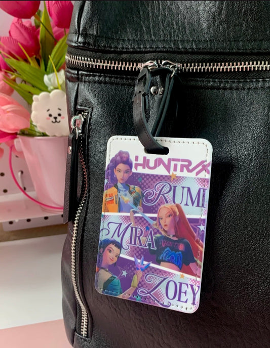 NEW! KPOP DEMON HUNTERS and LABUBU Luggage Tag for suitcase or bag!