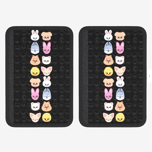 NEW STRAY KIDS design Car Seatbelt Cover Automobile KPOP SKZOO