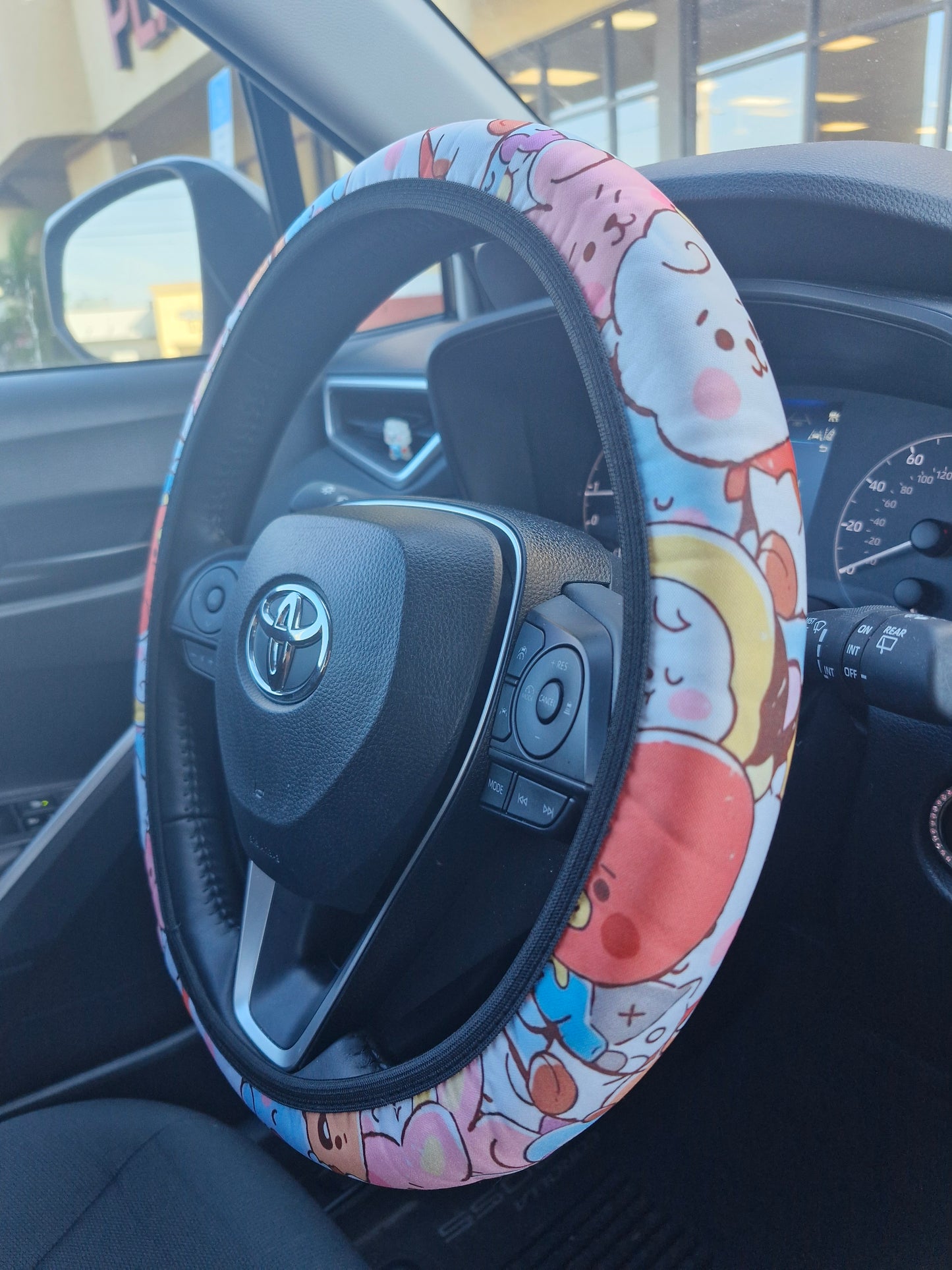 Cute BTS BT21 Car Steering Wheel Cover Kpop cute Limited