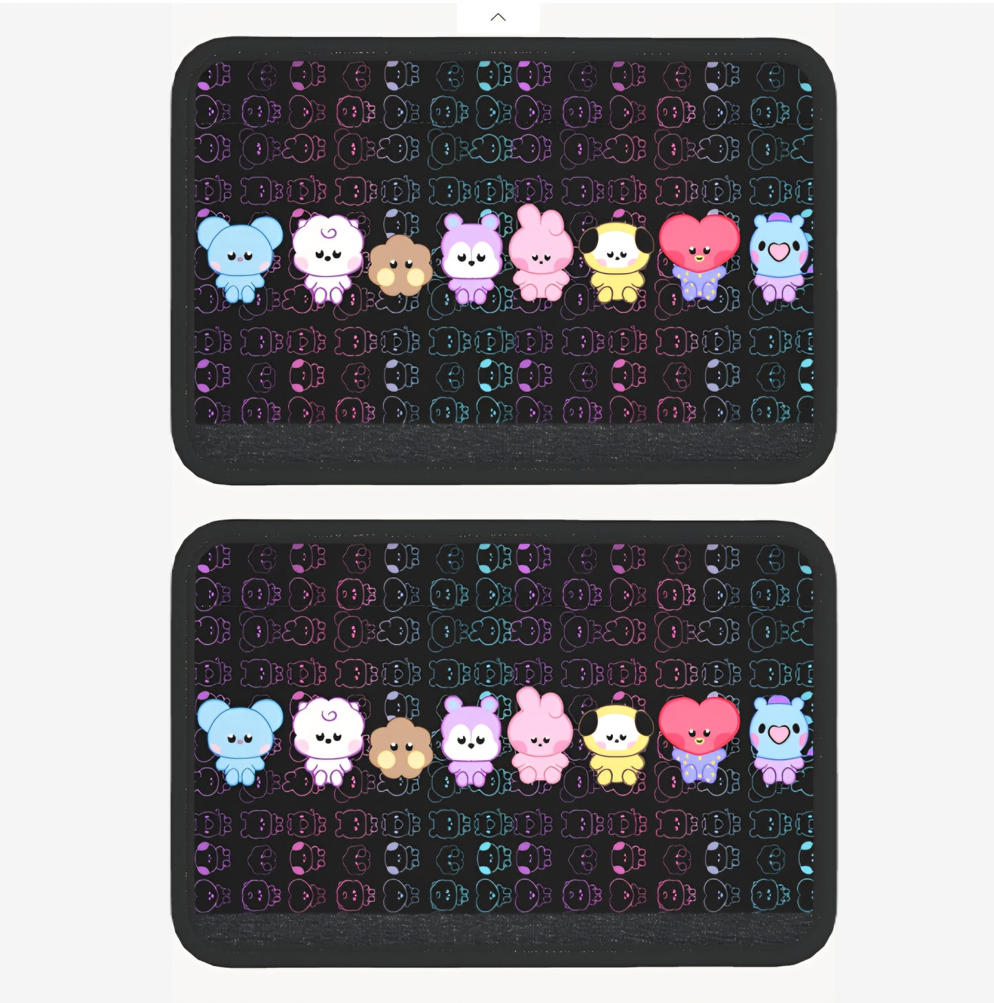 NEW ITEM! Purple or Black BTS KPOP Car Seatbelt Cover Automobile BT21