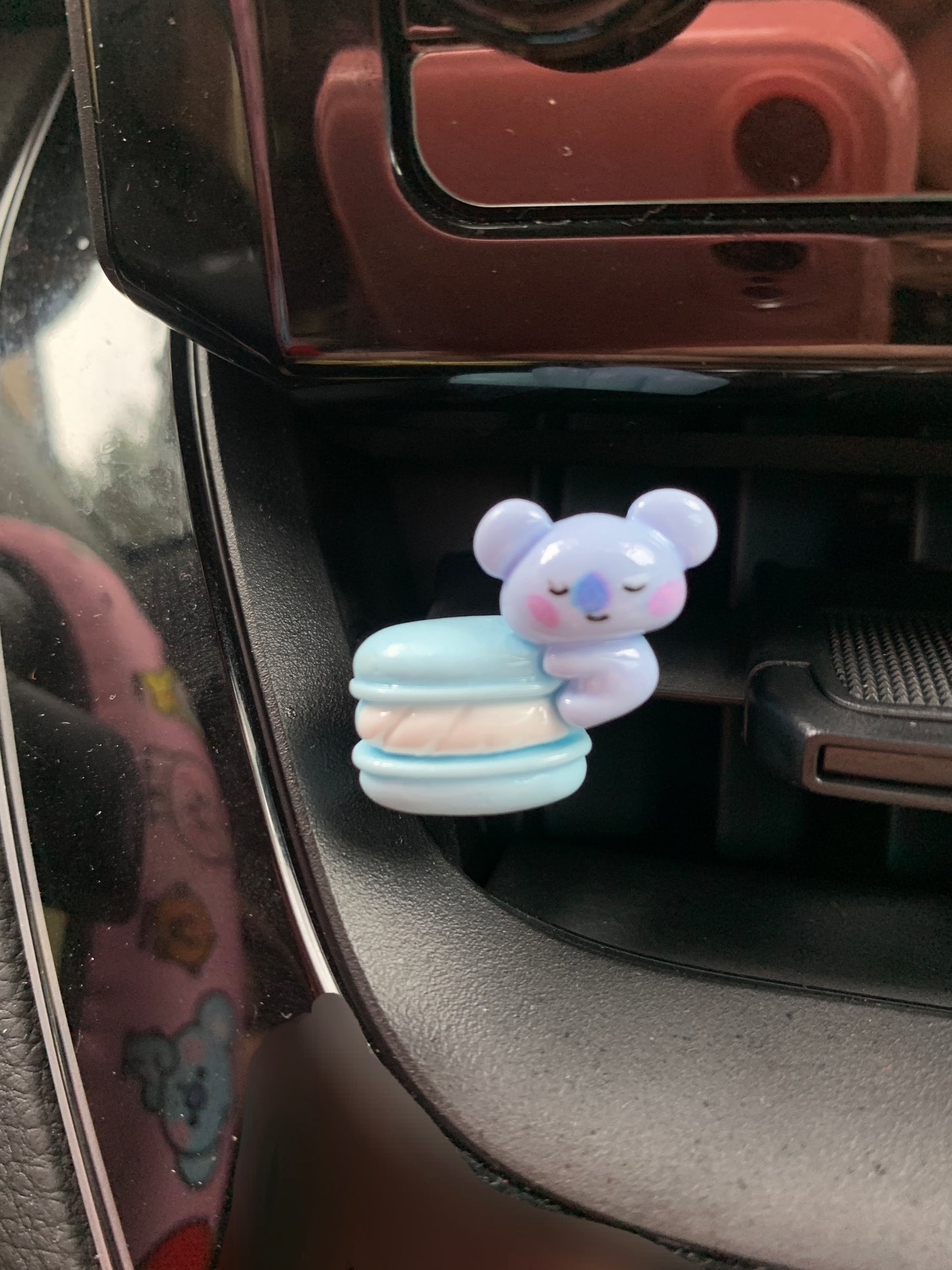 NEW!! LIMITED QTY BTS KPOP MACAROON AC Vent Charm Clips Car decoration / Figures Automobile